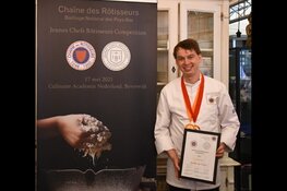 Sander de Vette wint kookwedstrijd Jeunes Chefs Rôtisseurs