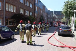 Brand in woning Amsterdam-Zuid