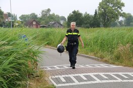 Zoekactie in Weesp vanwege gevonden helm en fiets