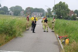 Zoekactie in Weesp vanwege gevonden helm en fiets