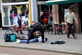 Man met wapen overmeesterd na dreigende situatie