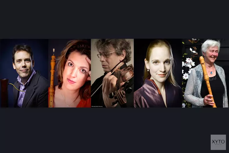 Leden Amsterdam Baroque Orchestra spelen Concerti van Vivaldi