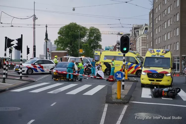 Twee gewonden bij ongeval Ceintuurbaan
