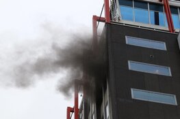 Brand in kantoorpand De Ruijterkade