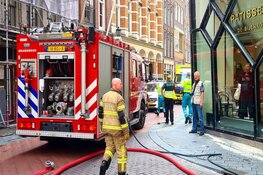 Gewonden bij brand in hotel Warmoesstraat