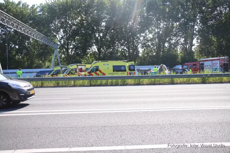 Ongeval met meerdere auto&#39;s op A10 Noord