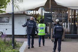 Brandbom bij The Harbour Club in Amsterdam