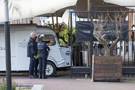 Brandbom bij The Harbour Club in Amsterdam