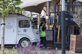 Brandbom bij The Harbour Club in Amsterdam