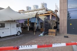 Brandbom bij The Harbour Club in Amsterdam