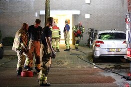 Brand in portiekflat in Amsterdam