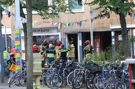 Twee gewonden bij brand in flat Van Hallstraat