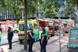 Twee gewonden bij brand in flat Van Hallstraat