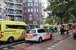 Twee gewonden bij brand in flat Van Hallstraat