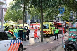 Twee gewonden bij brand in flat Van Hallstraat