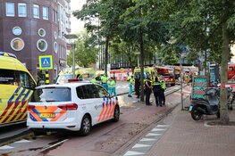 Twee gewonden bij brand in flat Van Hallstraat