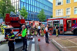 Twee gewonden bij brand in flat Van Hallstraat