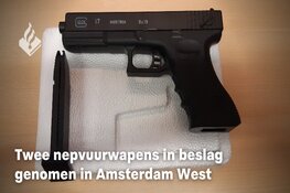 Twee nepvuurwapens in beslag genomen in Amsterdam West