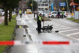 Ongeval tussen motor en fietser op Panamalaan in Amsterdam