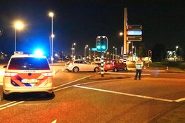 Auto&#39;s botsen bij oprit A5: twee auto&#39;s total-loss