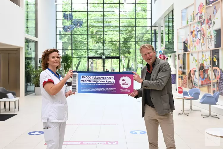 DeLaMar viert 10-jarig jubileum met cadeau aan Amsterdamse ziekenhuizen