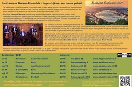Laurens Moreno Ensemble in de Duif in Amsterdam op zaterdag 18 september