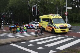 Fietser aangereden door auto in Amsterdam