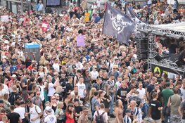 Grote opkomst demonstratie evenementenbranche