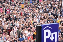 Grote opkomst demonstratie evenementenbranche