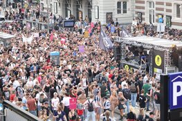 Grote opkomst demonstratie evenementenbranche