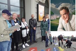 Stolperstein bij Concertgebouw voor dirigent Dr. Frieder Weissmann