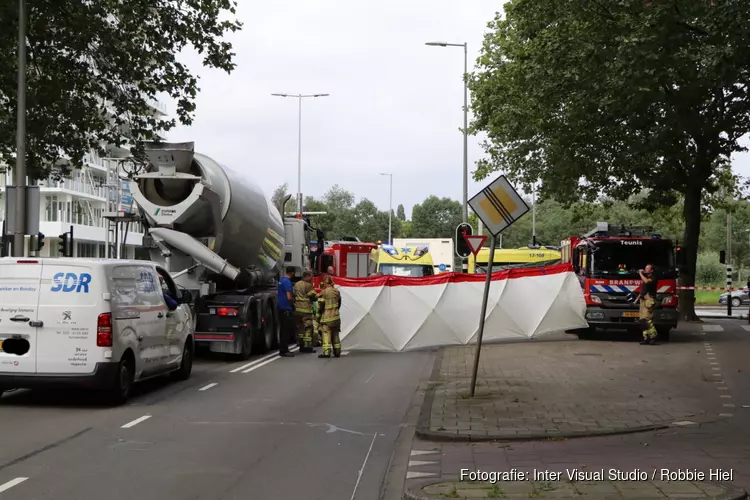 Ongeval op de Bos en Lommerweg in Amsterdam