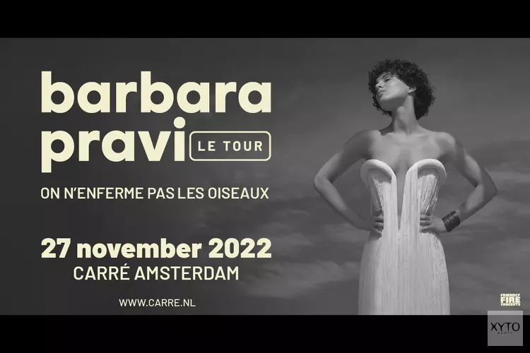 Chanteuse Barbara Pravi naar Carré Amsterdam 