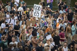 Massale drukte bij Unmute Us demonstratie