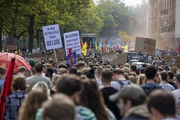 Massale drukte bij Unmute Us demonstratie