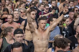 Massale drukte bij Unmute Us demonstratie