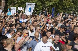 Massale drukte bij Unmute Us demonstratie