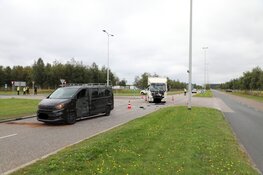 Ongeluk met vrachtwagen met radioactief afval op Schiphol