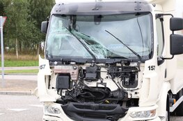 Ongeluk met vrachtwagen met radioactief afval op Schiphol