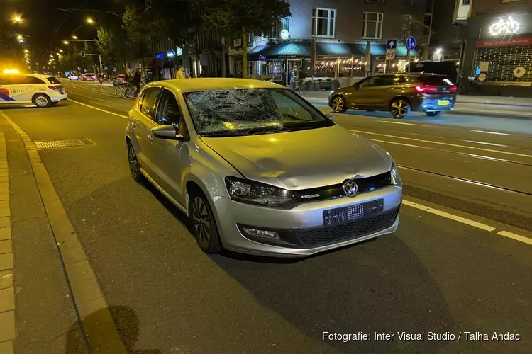 Fietser aangereden op de Van Baerlestraat