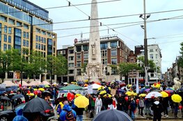 Duizenden mensen bij coronaprotest op de Dam