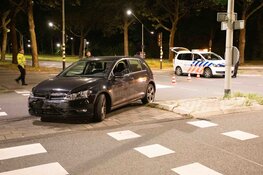 Auto op de kop bij ongeval Amsterdam-Buitenveldert