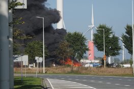 Caravans in brand in de Westpoort