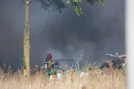 Caravans in brand in de Westpoort