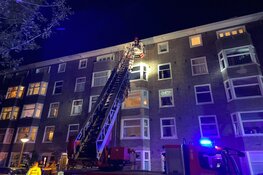Gewonde bij brand in woning Postjeskade