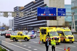 A10-West dicht door ongeval