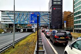 A10-West dicht door ongeval