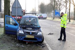Ongeval met taxi op de Hemweg in Amsterdam
