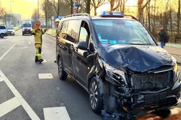 Ongeval met taxi op de Hemweg in Amsterdam