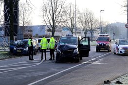 Ongeval met taxi op de Hemweg in Amsterdam